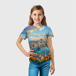 Футболка детская Сплетение эпох над Босфором, цвет: 3D-принт — фото 2