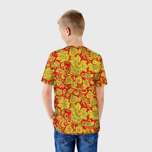 Детская футболка Хохлома / 3D-принт – фото 4