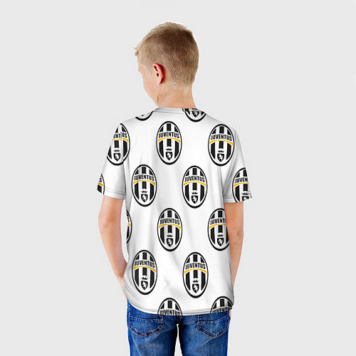 Детская футболка Juventus Pattern / 3D-принт – фото 4