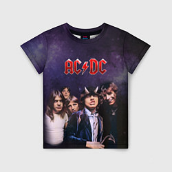 Футболка детская AC/DC, цвет: 3D-принт