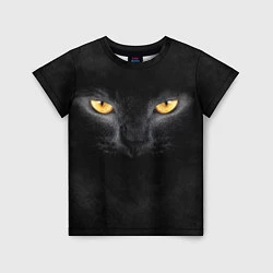 Детская футболка Черная кошка