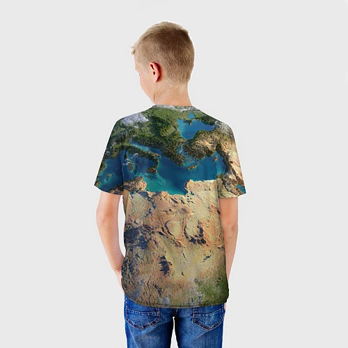 Детская футболка Земля / 3D-принт – фото 4