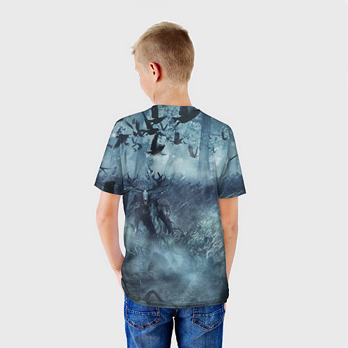 Детская футболка Амулет Ведьмака / 3D-принт – фото 4