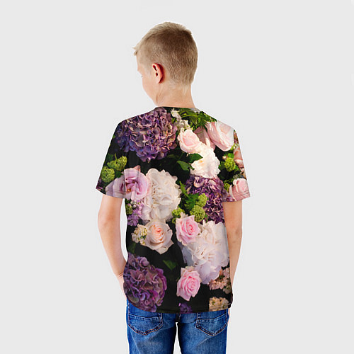 Детская футболка Весенние цветы / 3D-принт – фото 4
