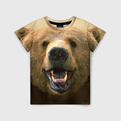 Детская футболка Взгляд медведя