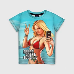 Детская футболка GTA 5: Selfie Girl