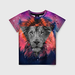 Детская футболка Космический лев