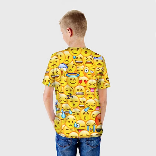 Детская футболка Emoji / 3D-принт – фото 4