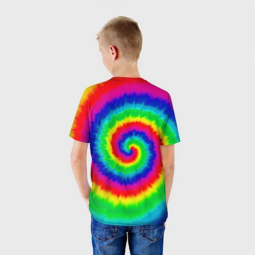 Детская футболка Tie dye / 3D-принт – фото 4