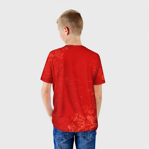 Детская футболка Red Lenin / 3D-принт – фото 4