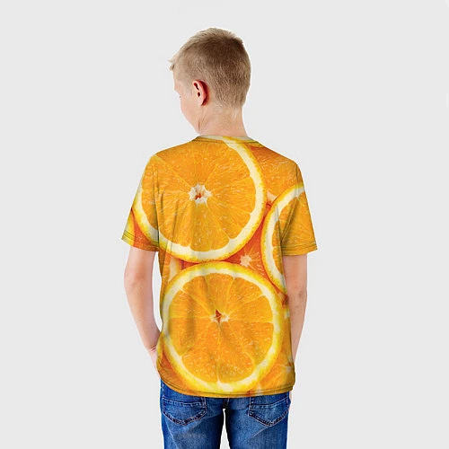 Детская футболка Апельсин / 3D-принт – фото 4
