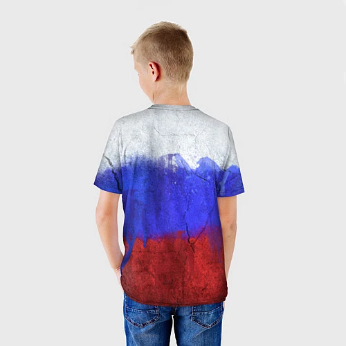 Детская футболка Русский медведь / 3D-принт – фото 4