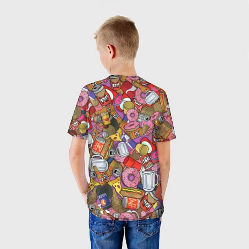 Детская футболка Рай Гомера / 3D-принт – фото 4