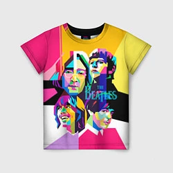 Детская футболка The Beatles: Poly-art