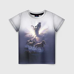 Детская футболка Небесные лошади