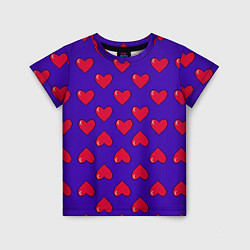 Детская футболка Hearts Pattern