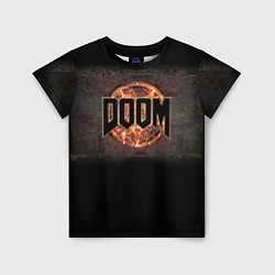 Детская футболка DOOM Fire