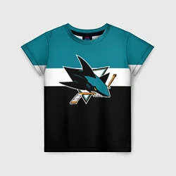 Футболка детская San Jose Sharks, цвет: 3D-принт