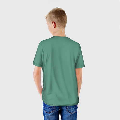 Детская футболка Пластилиновый смайл / 3D-принт – фото 4