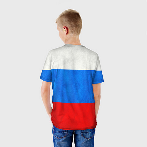 Детская футболка Russia: from 11 / 3D-принт – фото 4