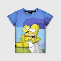 Детская футболка Гомер и Мардж