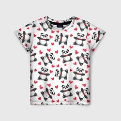 Детская футболка Любимые панды