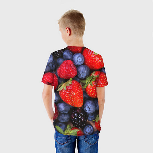 Детская футболка Berries / 3D-принт – фото 4