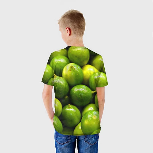 Детская футболка Лаймовая / 3D-принт – фото 4