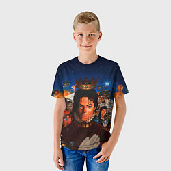 Футболка детская Michael Jackson: Pop King, цвет: 3D-принт — фото 2