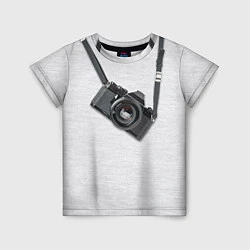 Детская футболка Фотоаппарат на груди