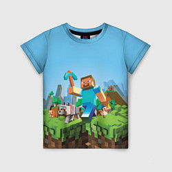 Детская футболка Minecraft Summer