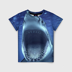 Детская футболка Белая акула