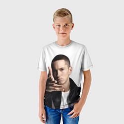 Футболка детская Eminem, цвет: 3D-принт — фото 2
