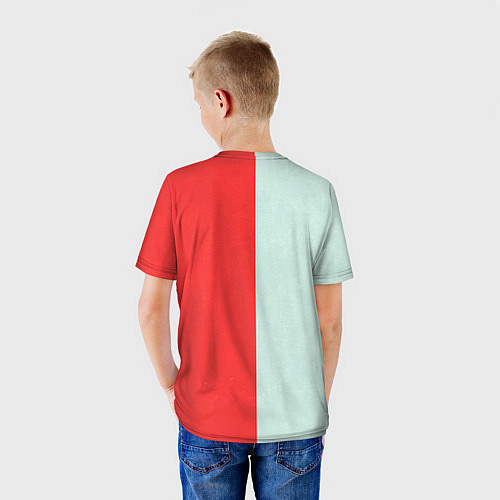 Детская футболка Norton: White & Red / 3D-принт – фото 4