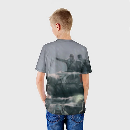 Детская футболка Солдаты / 3D-принт – фото 4