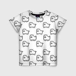 Детская футболка Undertale Annoying dog white