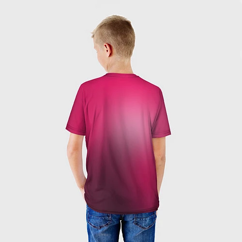 Детская футболка Red / 3D-принт – фото 4