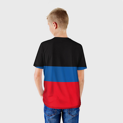Детская футболка Донецкая народная республика / 3D-принт – фото 4