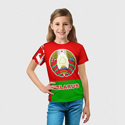 Футболка детская Belarus Patriot, цвет: 3D-принт — фото 2