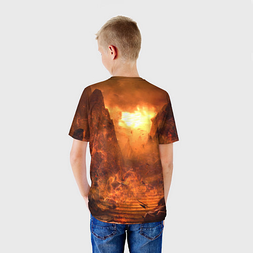 Детская футболка DOOM 4: Hell Cyberdemon / 3D-принт – фото 4