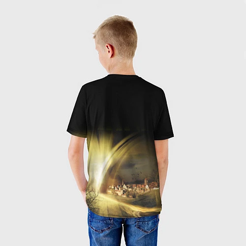 Детская футболка Стивен Кинг думает / 3D-принт – фото 4