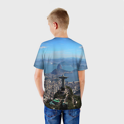 Детская футболка Рио-де-Жанейро / 3D-принт – фото 4