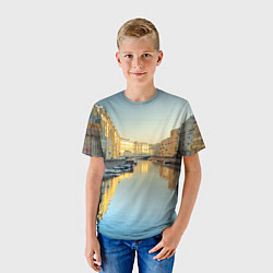 Футболка детская Питер, цвет: 3D-принт — фото 2
