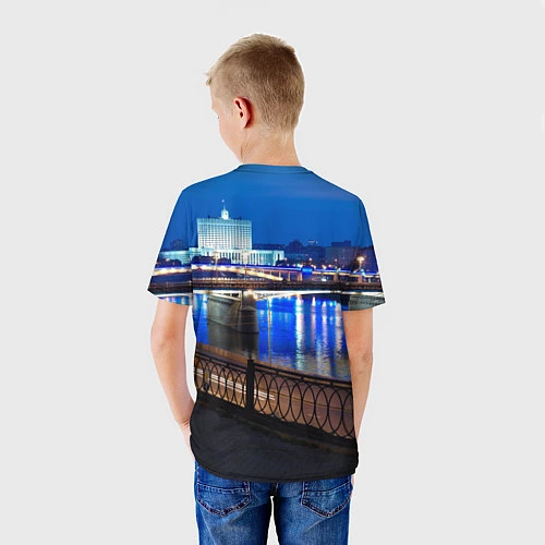 Детская футболка Москва / 3D-принт – фото 4