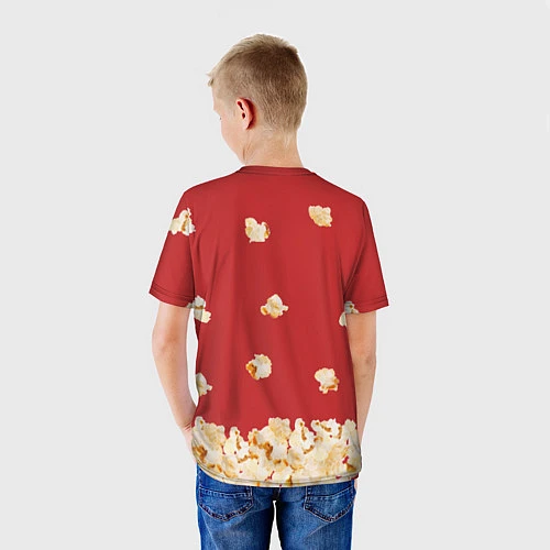Детская футболка Popcorn / 3D-принт – фото 4