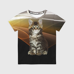 Футболка детская Котёнок, цвет: 3D-принт