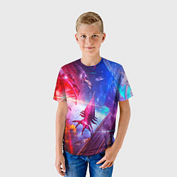 Футболка детская Mass effect, цвет: 3D-принт — фото 2
