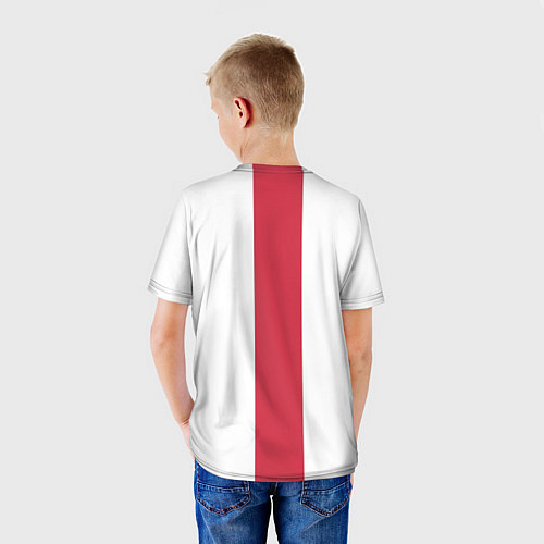 Детская футболка Сборная Польши по футболу / 3D-принт – фото 4