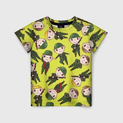 Детская футболка Солдатики в камуфляже