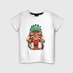 Детская футболка Забавные Индейцы 12